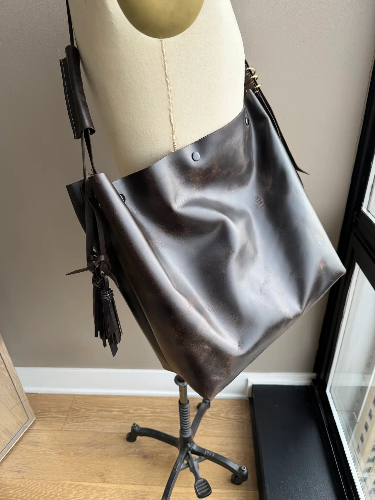 Brown-leather
