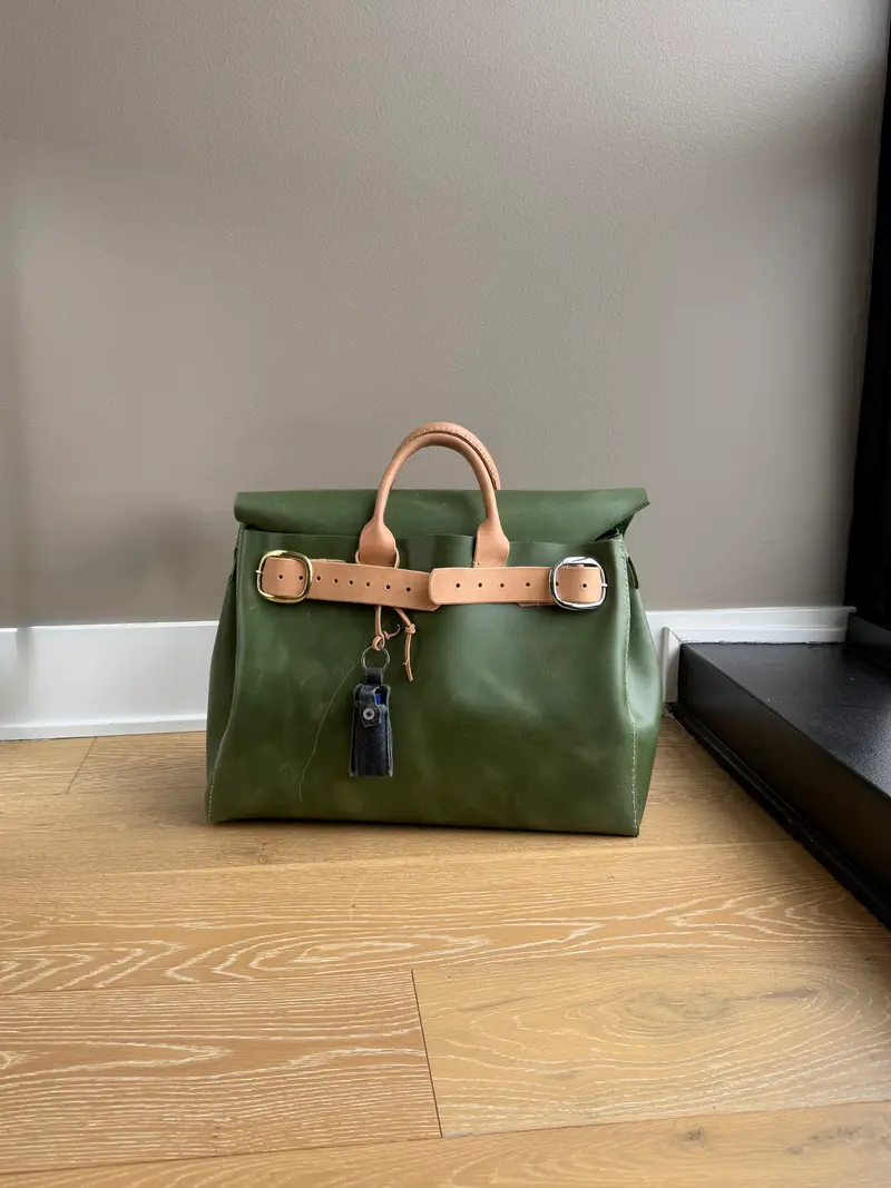 Green Leather Bag