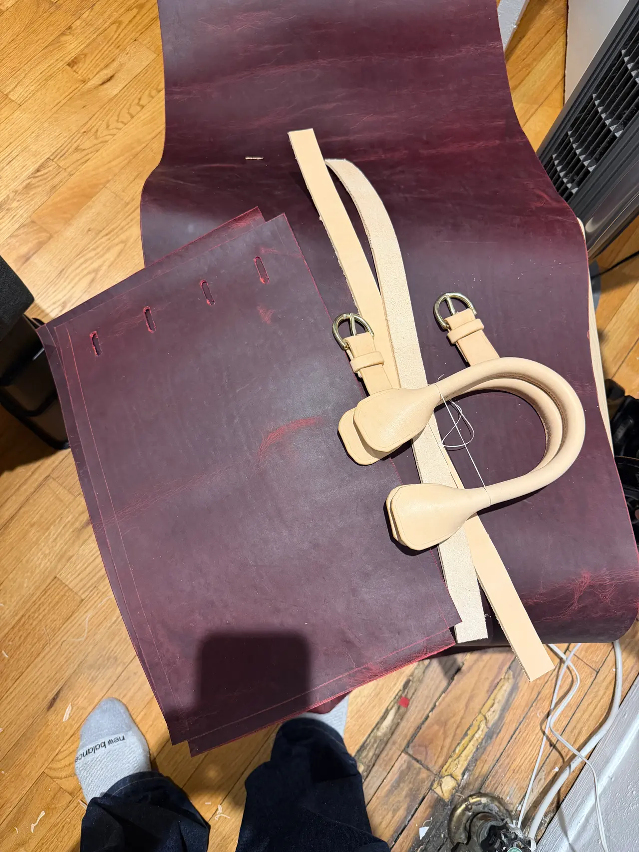 Red Leather Bag