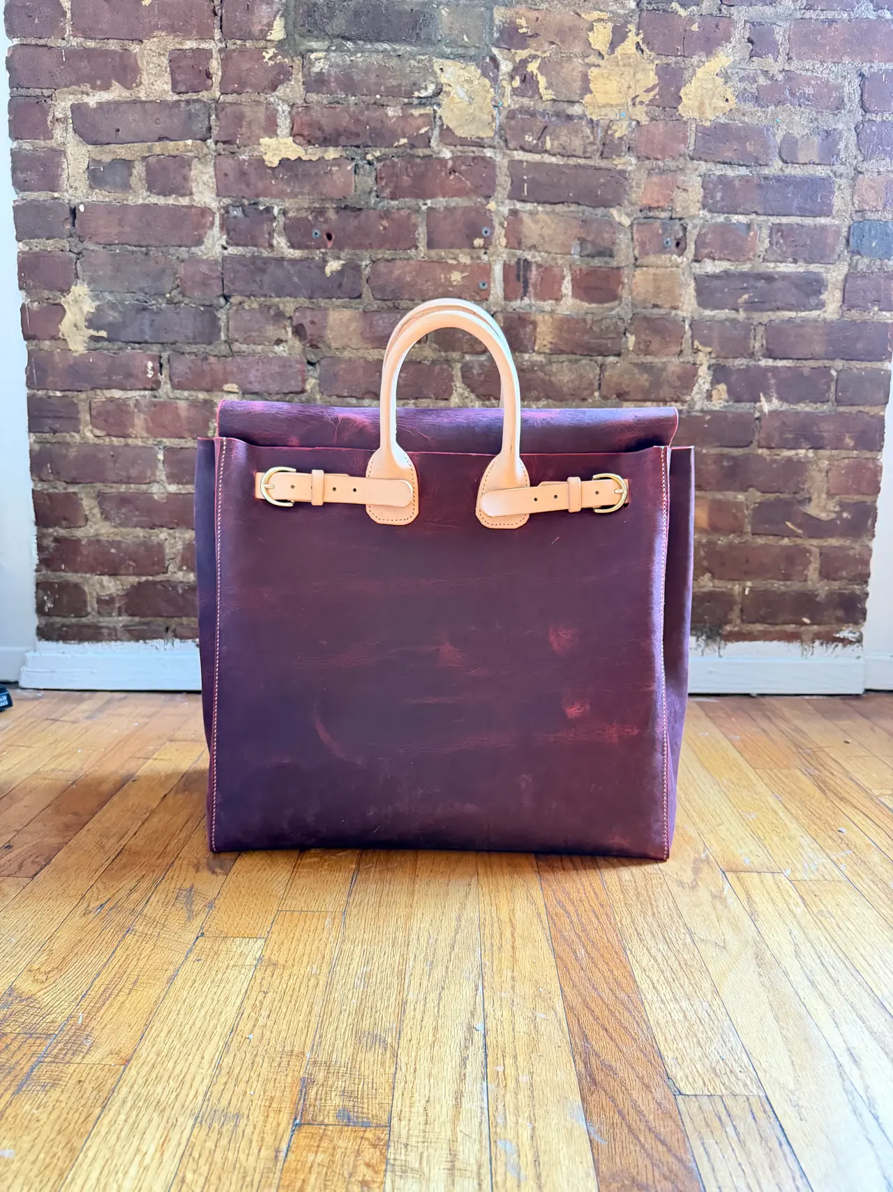 Red Leather Bag